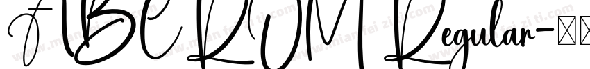 ABCROM Regular字体转换